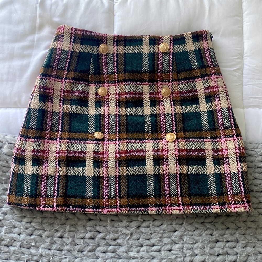 Plaid Skirt